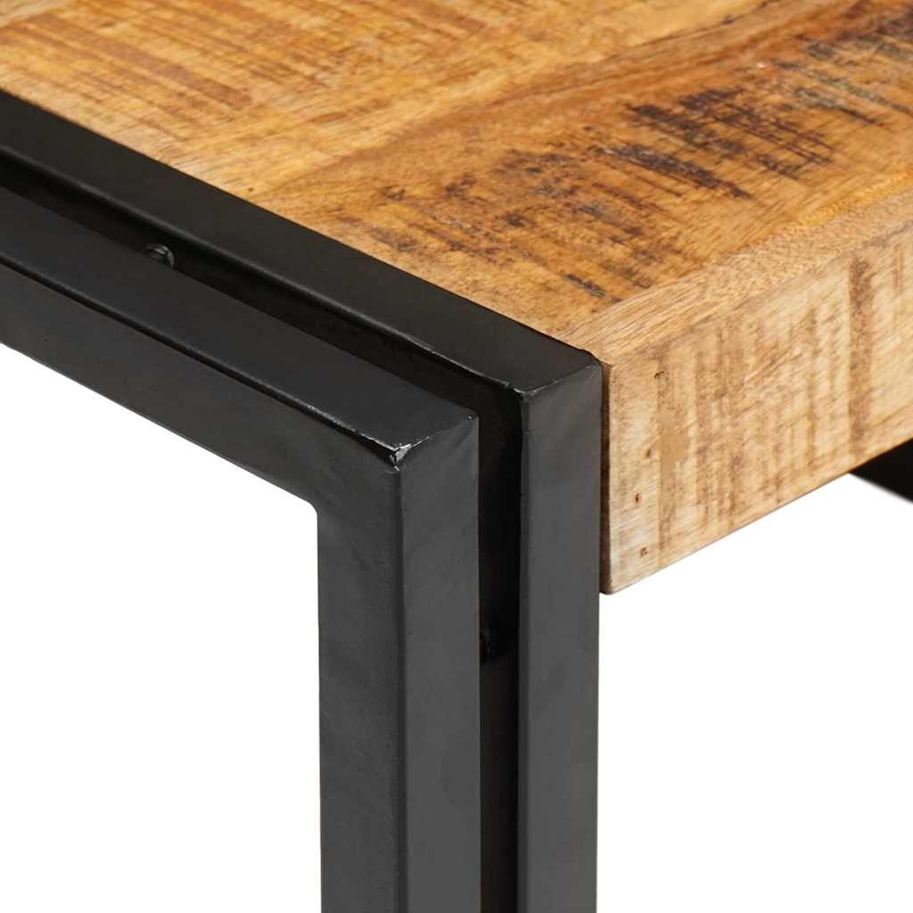 vidaXL Badkamerrek Bruin 40 x 50 x 23 cm Massief ruwe mango hout