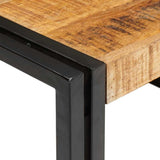 vidaXL Badkamerrek Bruin 40 x 50 x 23 cm Massief ruwe mango hout