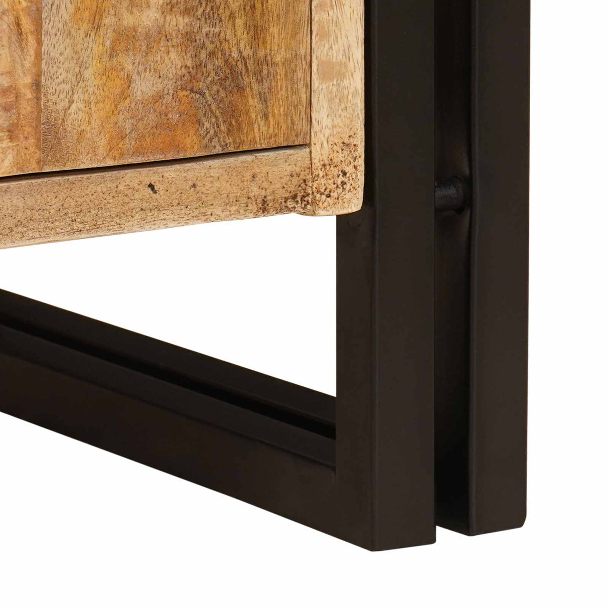 vidaXL Wastafelkast met plank Bruin 71 x 33 x 58 cm Massief Mango Hout