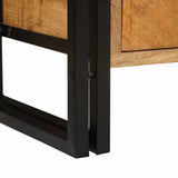 vidaXL Wastafel Kast met lade Bruin 71 x 33 x 58 cm Massief Mango Hout