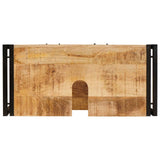 vidaXL Wastafel Kast met lade Bruin 71 x 33 x 58 cm Massief Mango Hout