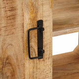 vidaXL Wastafelkast met plank Bruin 71 x 33 x 58 cm Massief Mango Hout