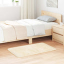 vidaXL Hoogpolig vloerkleed NAVARRA 60x100 cm polyester beige