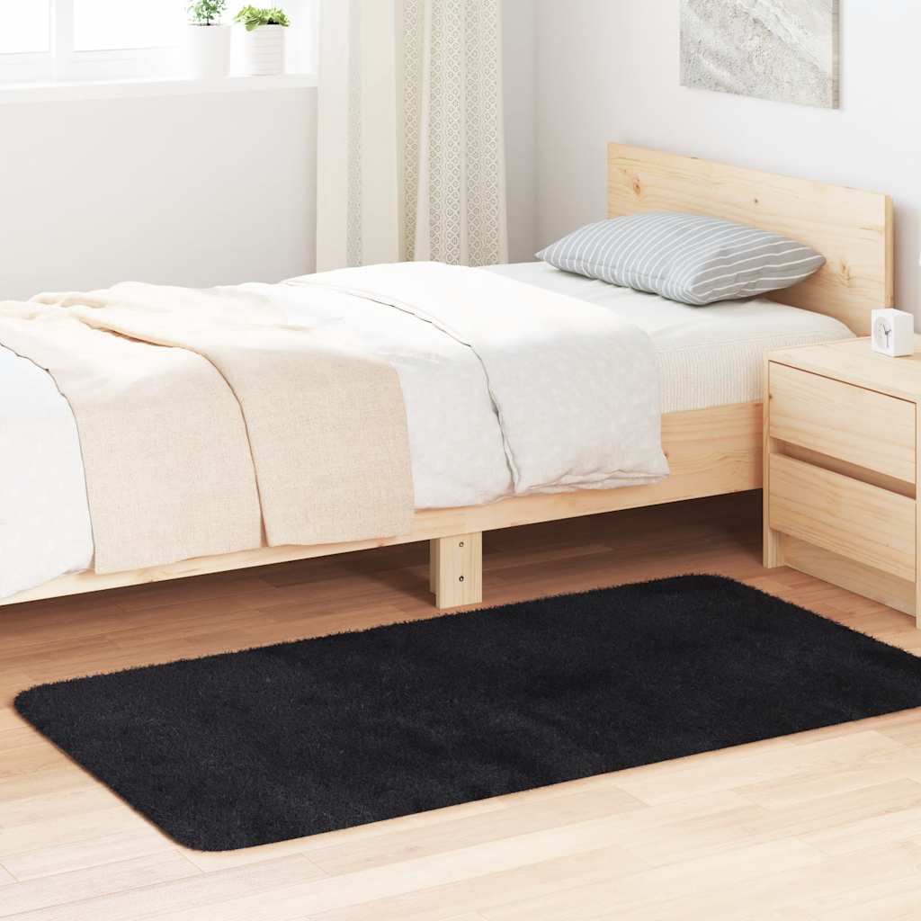 vidaXL Hoogpolig vloerkleed NAVARRA 60x100 cm polyester beige