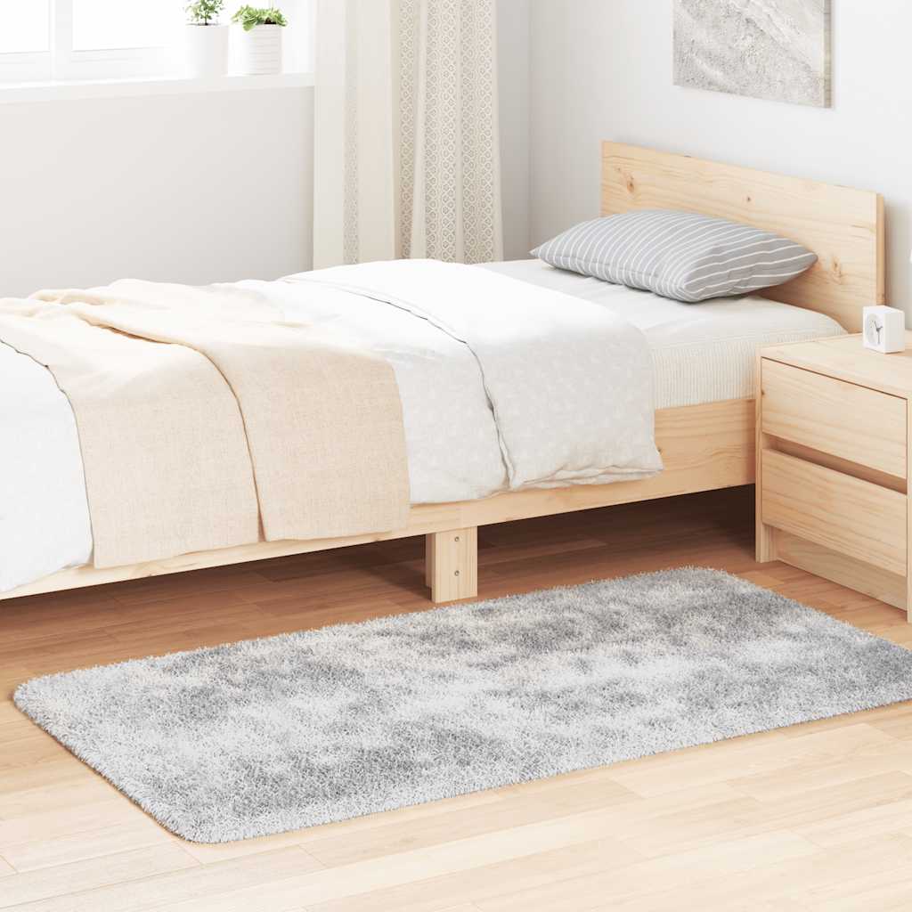 vidaXL Hoogpolig vloerkleed NAVARRA 60x100 cm polyester beige