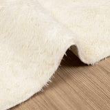 vidaXL Hoogpolig vloerkleed NAVARRA 60x100 cm polyester beige