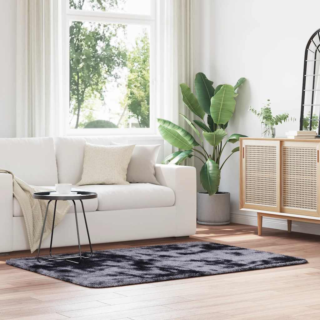 vidaXL Hoogpolig vloerkleed NAVARRA 60x100 cm polyester beige