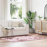 vidaXL Hoogpolig vloerkleed NAVARRA 60x100 cm polyester beige