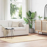 vidaXL Hoogpolig vloerkleed NAVARRA 60x100 cm polyester beige