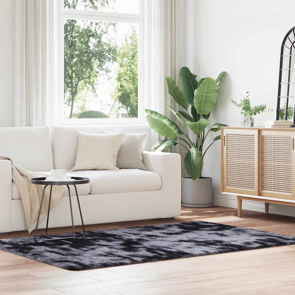 vidaXL Hoogpolig vloerkleed NAVARRA 60x100 cm polyester beige