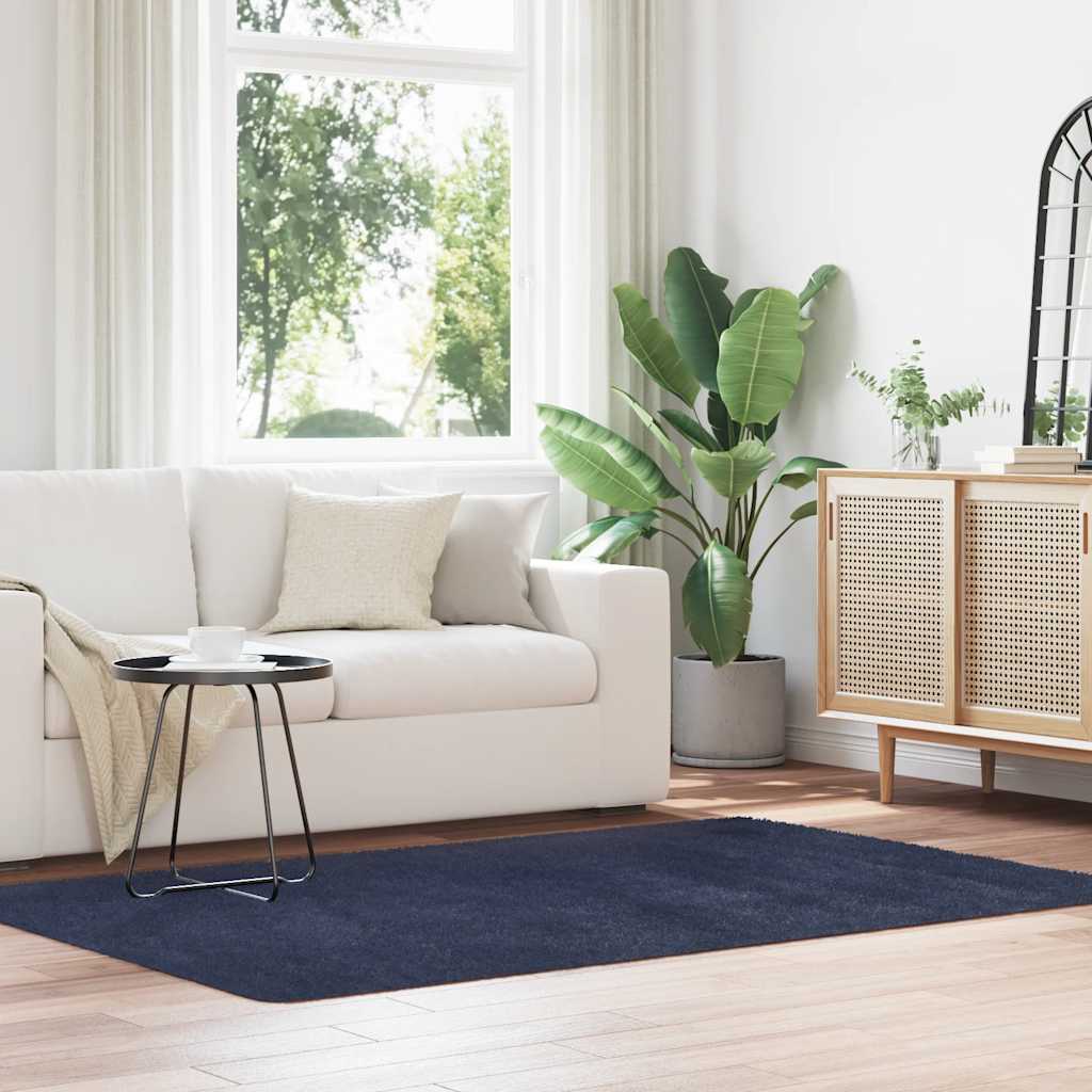 vidaXL Hoogpolig vloerkleed NAVARRA 60x100 cm polyester beige