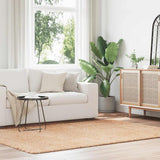 vidaXL Hoogpolig vloerkleed NAVARRA 60x100 cm polyester beige