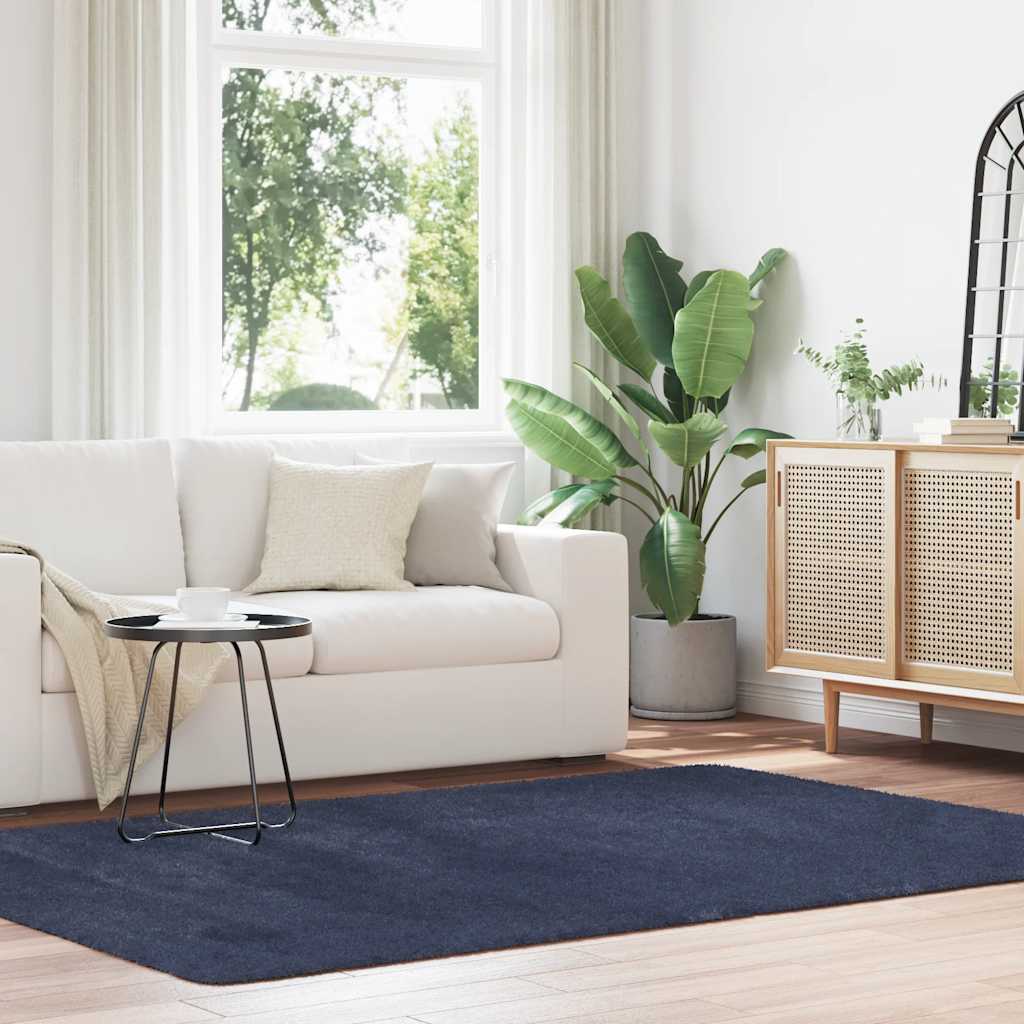 vidaXL Hoogpolig vloerkleed NAVARRA 60x100 cm polyester beige
