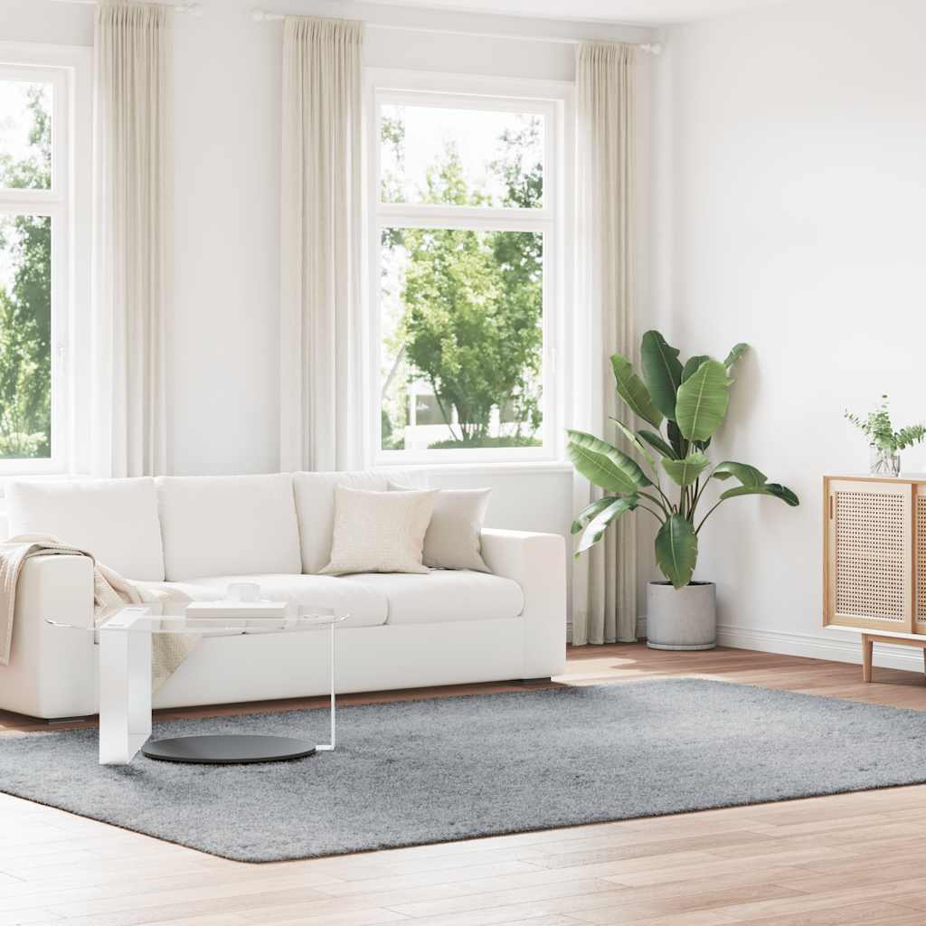 vidaXL Hoogpolig vloerkleed NAVARRA 60x100 cm polyester beige