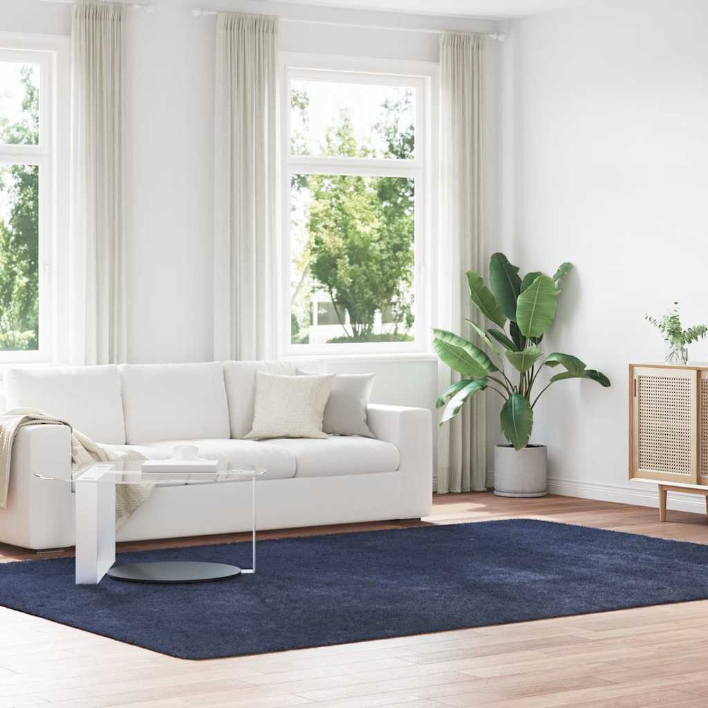 vidaXL Hoogpolig vloerkleed NAVARRA 60x100 cm polyester beige