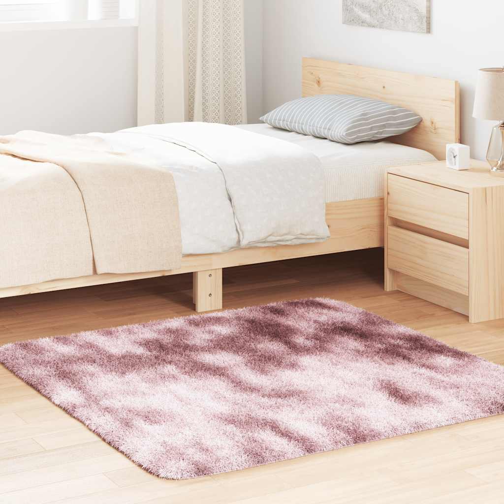 vidaXL Hoogpolig vloerkleed NAVARRA 60x100 cm polyester beige