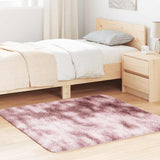 vidaXL Hoogpolig vloerkleed NAVARRA 60x100 cm polyester beige