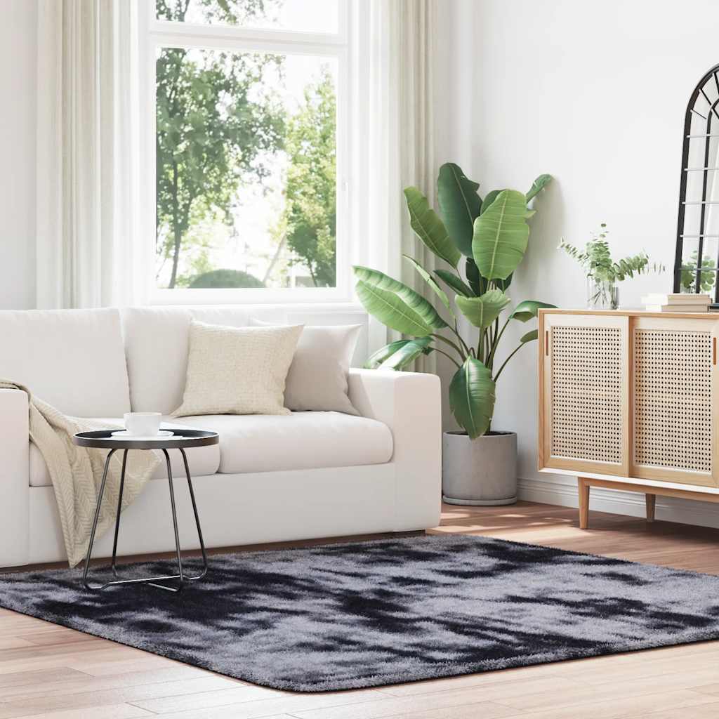 vidaXL Hoogpolig vloerkleed NAVARRA 60x100 cm polyester beige