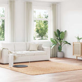 vidaXL Hoogpolig vloerkleed NAVARRA 60x100 cm polyester beige