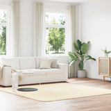 vidaXL Hoogpolig vloerkleed NAVARRA 60x100 cm polyester beige
