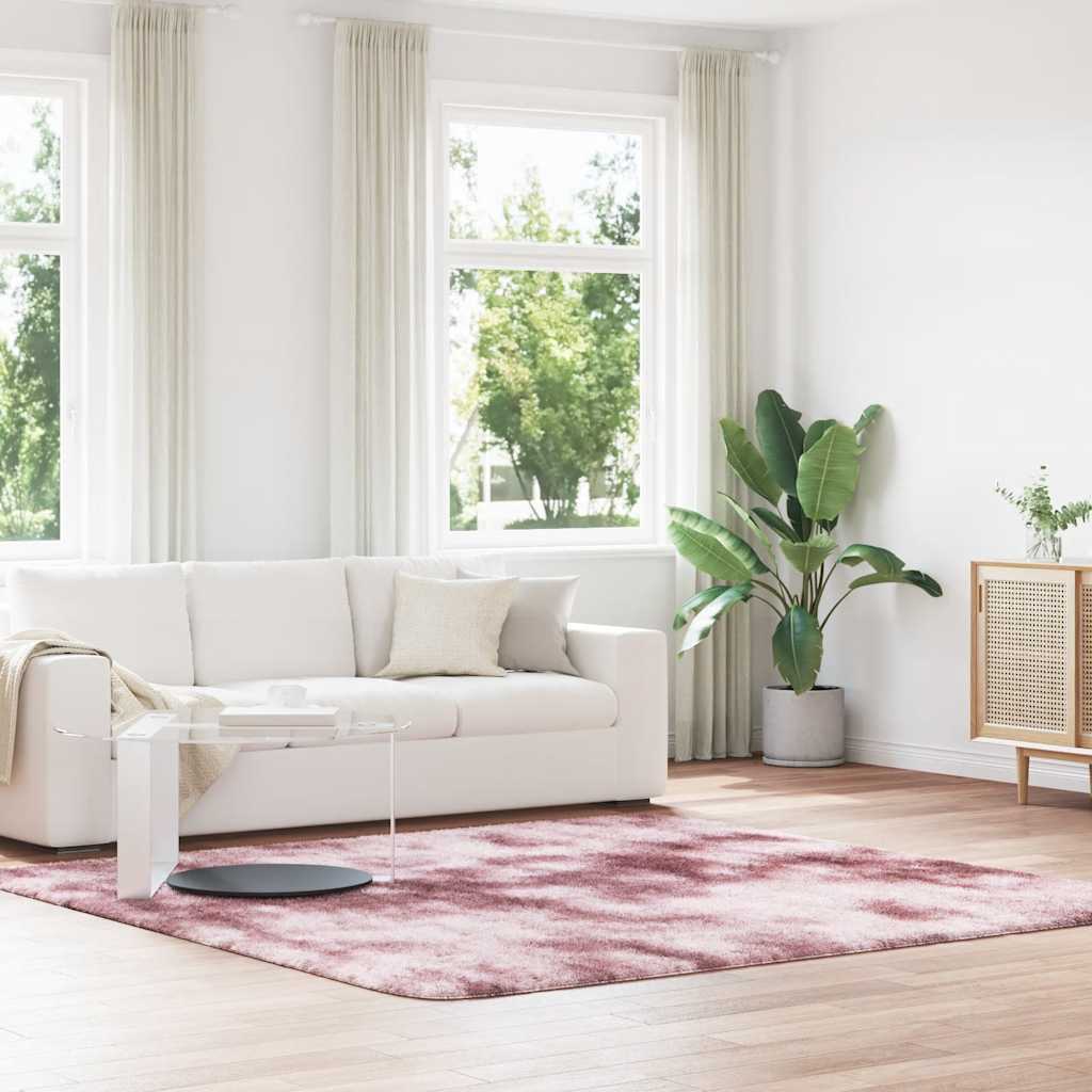 vidaXL Hoogpolig vloerkleed NAVARRA 60x100 cm polyester beige