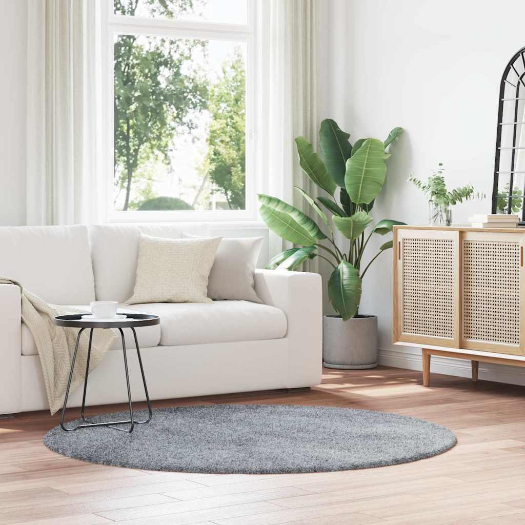 vidaXL Hoogpolig vloerkleed NAVARRA 60x100 cm polyester beige