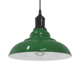 vidaXL Hanglamp in hoogte verstelbaar E27 Ø31 cm metaal glanzend zwart