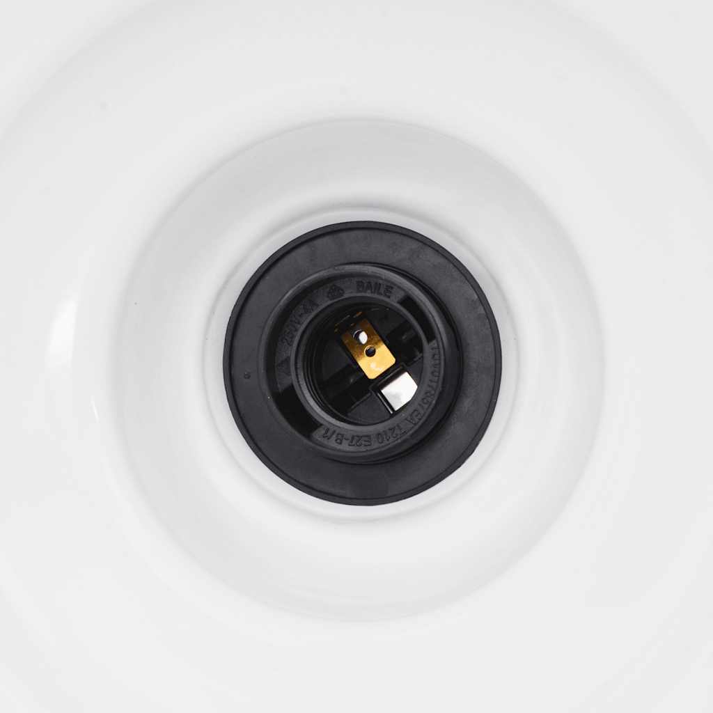 vidaXL Hanglamp in hoogte verstelbaar E27 Ø31 cm metaal glanzend zwart