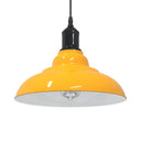 vidaXL Hanglamp in hoogte verstelbaar E27 Ø31 cm metaal glanzend zwart