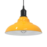 vidaXL Hanglamp in hoogte verstelbaar E27 Ø31 cm metaal glanzend zwart