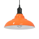vidaXL Hanglamp in hoogte verstelbaar E27 Ø31 cm metaal glanzend zwart