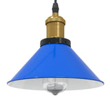 vidaXL Hanglamp in hoogte verstelbaar E27 Ø22 cm metaal glanzend zwart