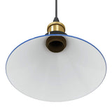 vidaXL Hanglamp in hoogte verstelbaar E27 Ø22 cm metaal glanzend zwart