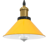 vidaXL Hanglamp in hoogte verstelbaar E27 Ø22 cm metaal glanzend zwart
