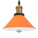 vidaXL Hanglamp in hoogte verstelbaar E27 Ø22 cm metaal glanzend zwart