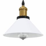 vidaXL Hanglamp in hoogte verstelbaar E27 Ø22 cm metaal glanzend zwart