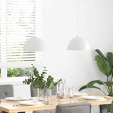 vidaXL Hanglampen 2 st In hoogte verstelbaar E27 30 cm metaal zwart