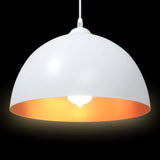 vidaXL Hanglampen 2 st In hoogte verstelbaar E27 30 cm metaal zwart
