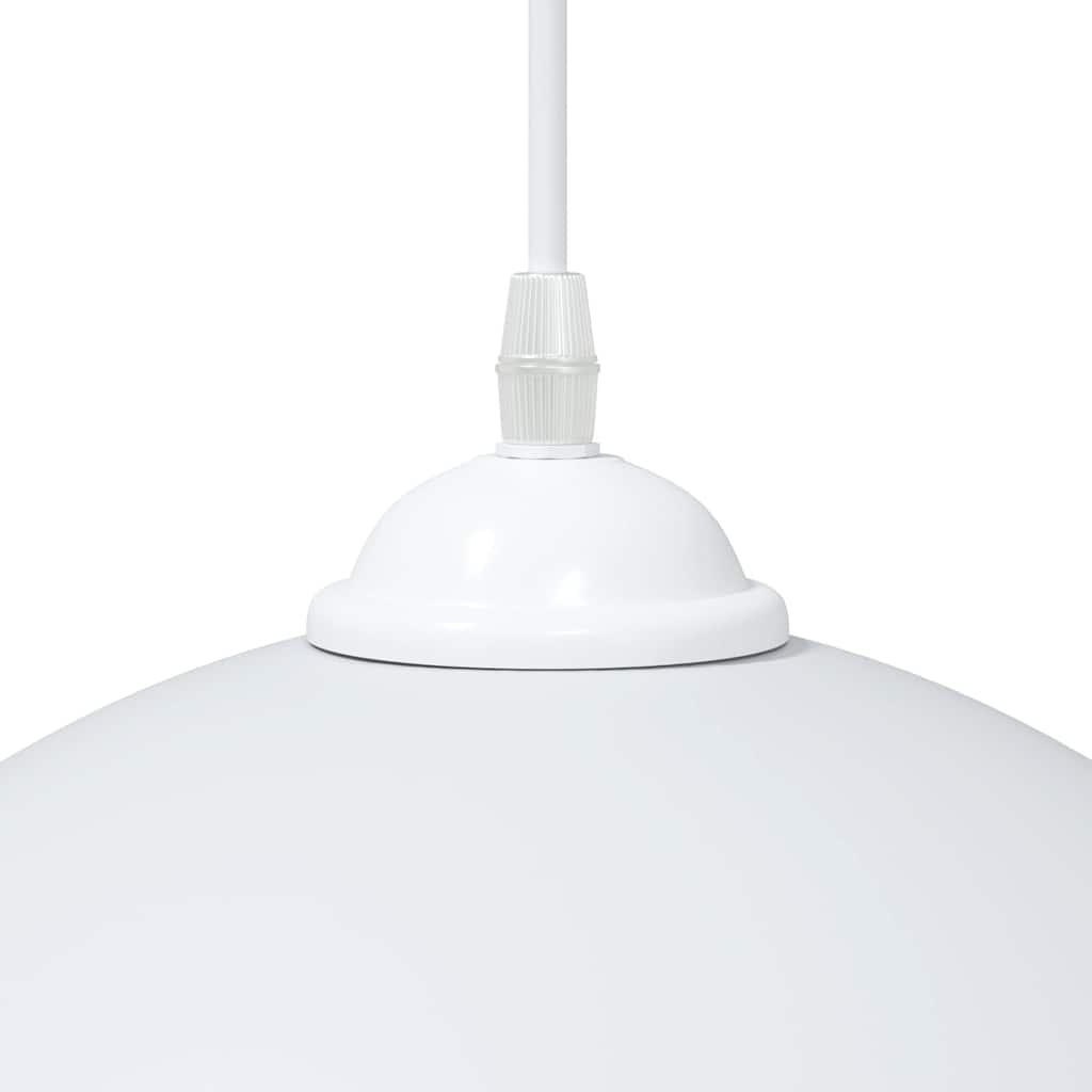 vidaXL Hanglampen 2 st In hoogte verstelbaar E27 30 cm metaal zwart