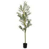 vidaXL Artificial Olive Tree 450 Leaves 120 cm Green