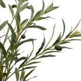 vidaXL Artificial Olive Tree 450 Leaves 120 cm Green