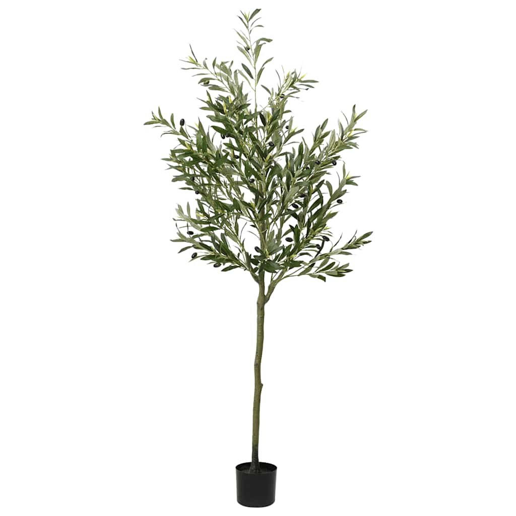 vidaXL Kunstolijfboom 450 blaadjes 120 cm groen