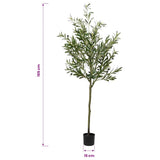 vidaXL Kunstolijfboom 450 blaadjes 120 cm groen