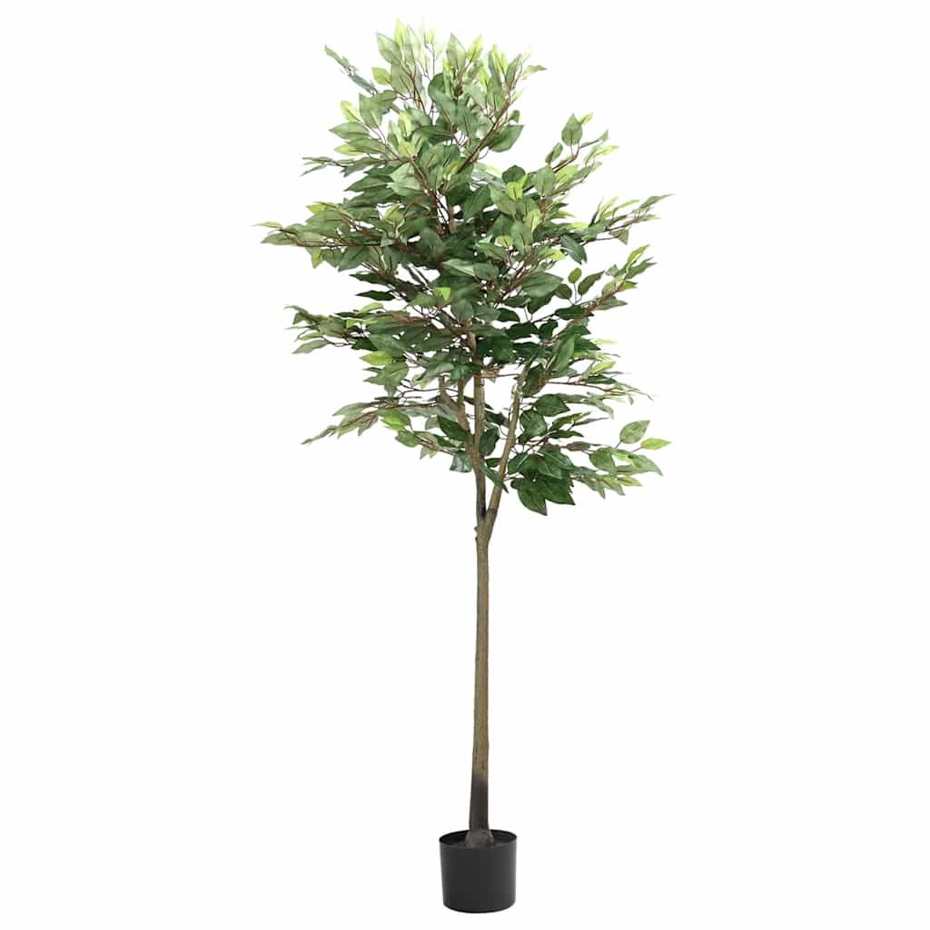 vidaXL Artificial Ficus Tree 480 Leaves 130 cm Green