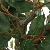 vidaXL Artificial Ficus Tree 480 Leaves 130 cm Green