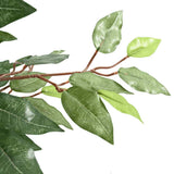 vidaXL Artificial Ficus Tree 480 Leaves 130 cm Green