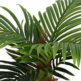 vidaXL Kunstpalmboom 6 bladeren 100 cm groen