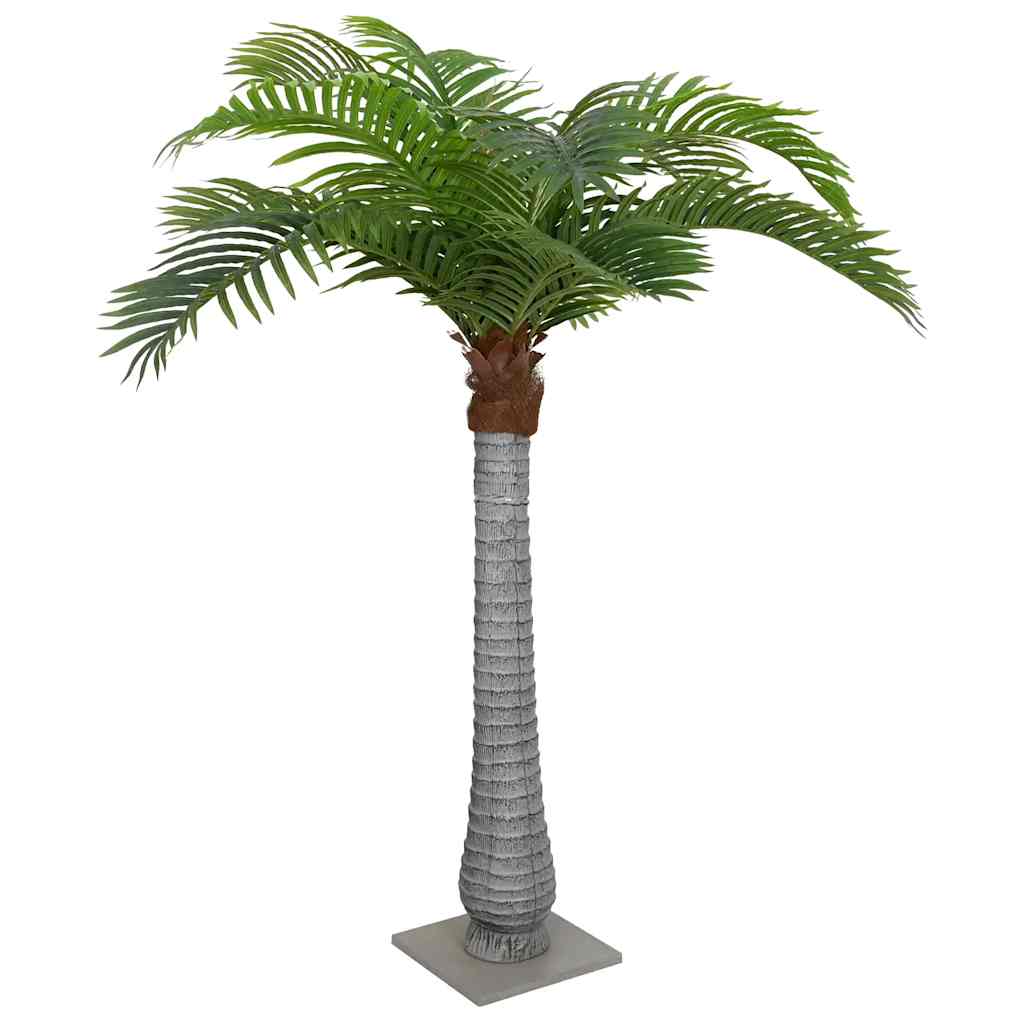 vidaXL Kunstpalmboom 6 bladeren 100 cm groen