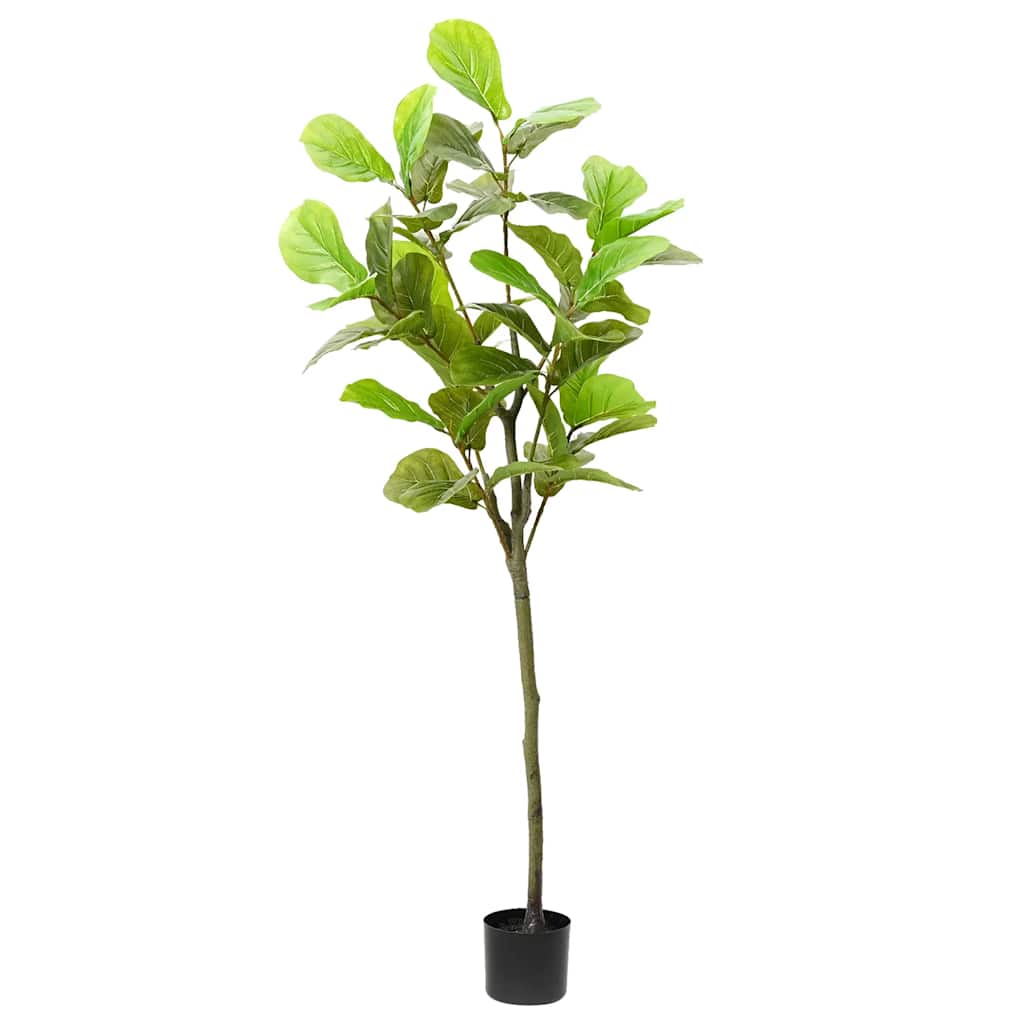 vidaXL Kunstficussenboom 30 blaadjes 125 cm groen