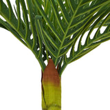 vidaXL Kunstpalmplant 9 bladeren 65 cm groen